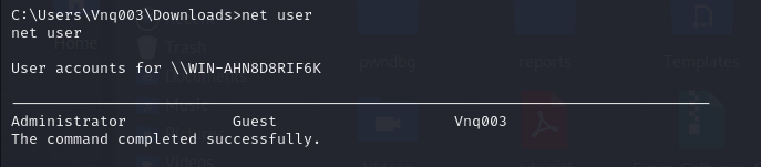 Trước khi thêm tk mới